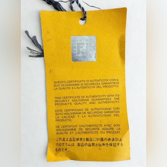 FENDI Certified Auth Zucca FF Buckle Belt - Size 90. W/ bag, orig tags, and COA - Picture 9 of 16